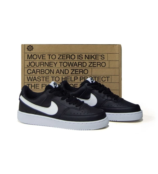 Nike COURT VISION LO NN Sneaker : Siyah - Beyaz - 3
