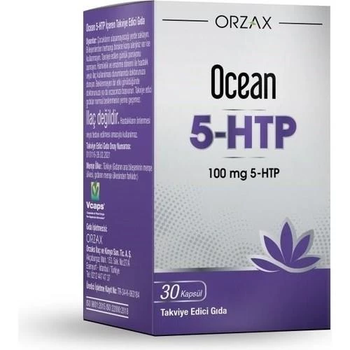 Ocean 5-Htp 100 Mg 30 Kapsül (SKT:02/2027)