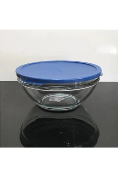 Saklama Kabı Mavi Plstik Kapaklı 20 Cm 1700 Cc