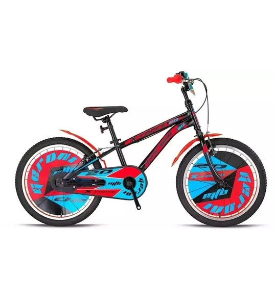 KRON X-FORCE - 16 MTB - 10' - Vitessiz - V.B. - Siyah-Mavi/Kırmızı