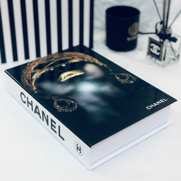 CHANEL AFRICAN WOMEN OPENABLE DECORATIVE BOOK BOX - 2
