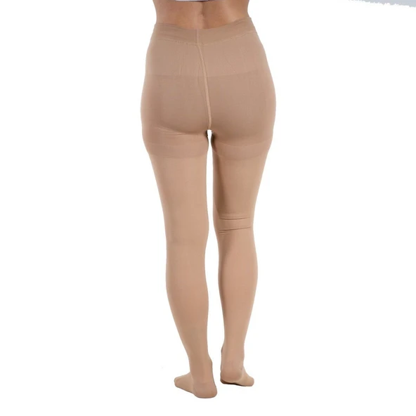 Medikaltec Ccl2 Külotlu Burnu Kapalı Varis Çorabı (Bej) NO:3 ürün görseli