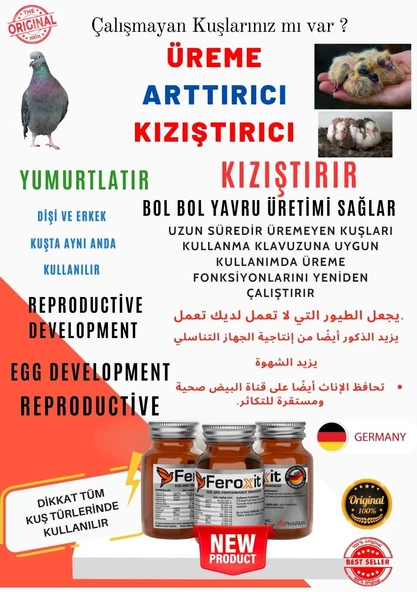 FEROXİT GÜVERCİNLER ' DE Kızıştırıcı '' YUMURTA VE SPERM ARTTIRICI - 2