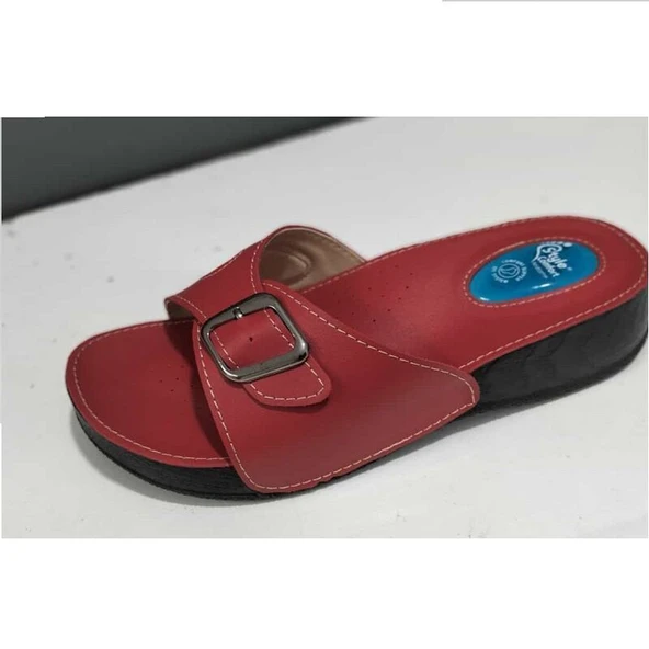 Medikaltec Topuk Dikeni Terliği Kırmızı 38 NUMARA - Resim 3