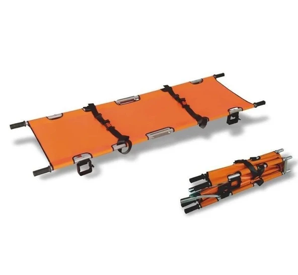 Medikaltec Sahra tipi Sedye Alüminyum 4'E Katlanır ürün görseli