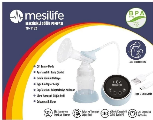 Medikaltec  YD-1132 Elektrikli Göğüs Süt Pompası