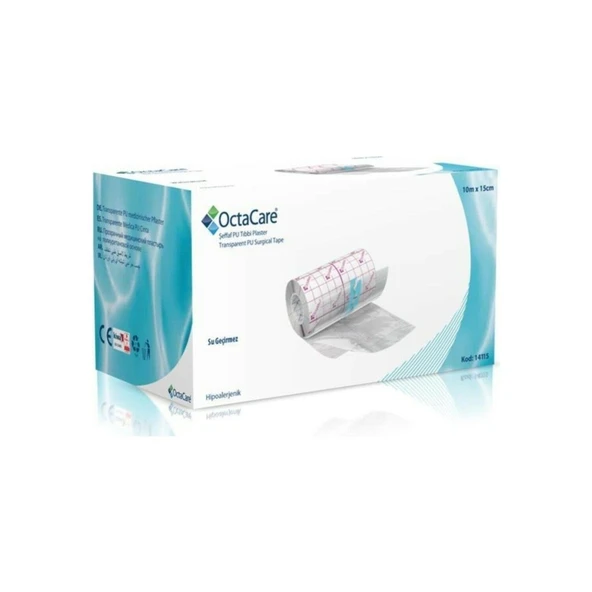 Medikaltec  14115 Şeffaf Pu Tıbbi Su Geçirmez Flaster 10mx15cm ürün görseli