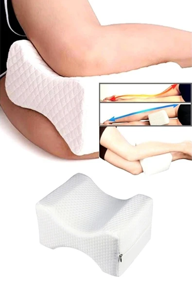 Medikaltec Beyaz Ortopedik Hamile Destek Yastığı Bacak Arası Yastık Hamile Yastığı Pozisyon Yastığı - 3