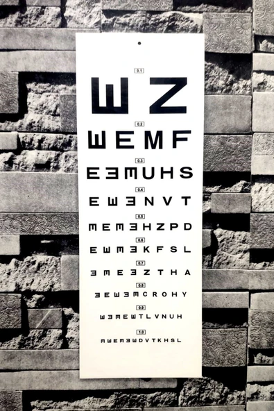 Medikaltec Göz Eşeli Işıksız - Snellen Eşeli - Karton ürün görseli