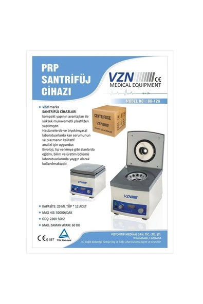 Medikaltec 80-2a 12li Santrifüj Cihazı - Resim 2