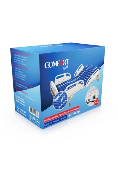 Medikaltec  45 Boru Tipi, Ventilasyonlu, Şişme, Havalı Yatak Sistemi - Resim 2