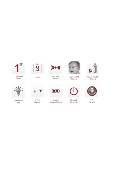 Medikaltec Hb500 Temassız Ateş Ölçer - Resim 3