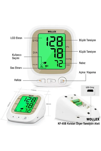 Medikaltec Aleti Koldan Ölçer Türkçe Seslendirme ürün görseli