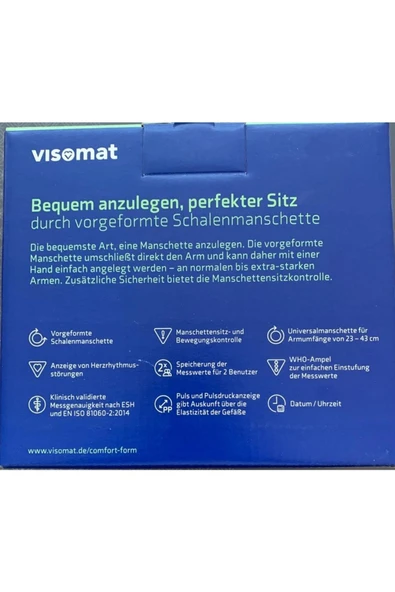 Medikaltec Comfort 20/40 Çift Hafızalı Üst Koldan Ölçme Tansiyon Aleti - Resim 4