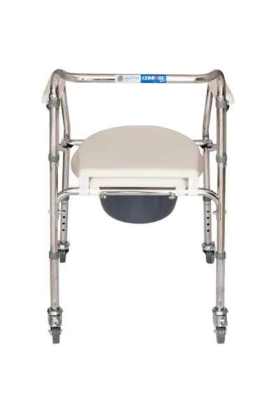 Medikaltec Tekerlekli Kovalı Tuvalet Sandalyesi ürün görseli
