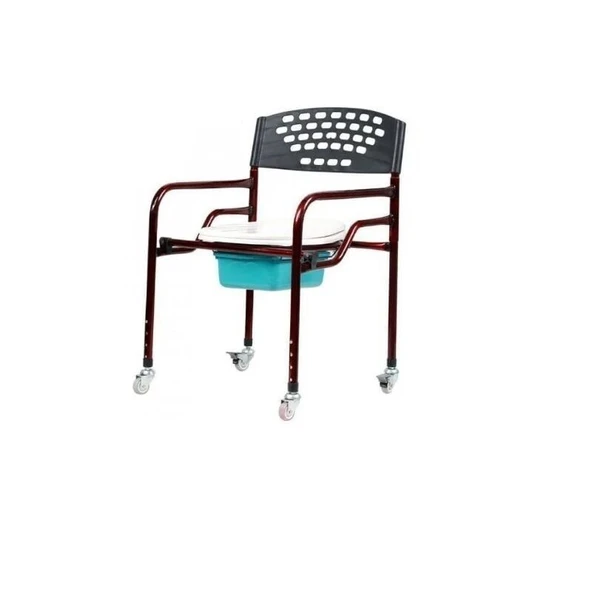 Medikaltec Katlanır Tekerlekli Klozet Yükseltici Tuvalet Sandalyesi ürün görseli