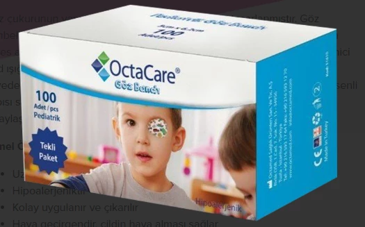 Medikaltec  Pediatrik Göz Pedi Erkek 5 cm x 6,2 cm 100 Adet