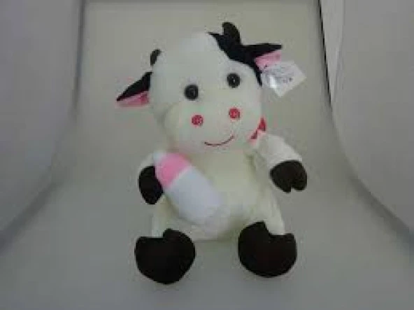 SEVİMLİ NEŞELİ İNEK PELÜŞ İNEK 30 CM
