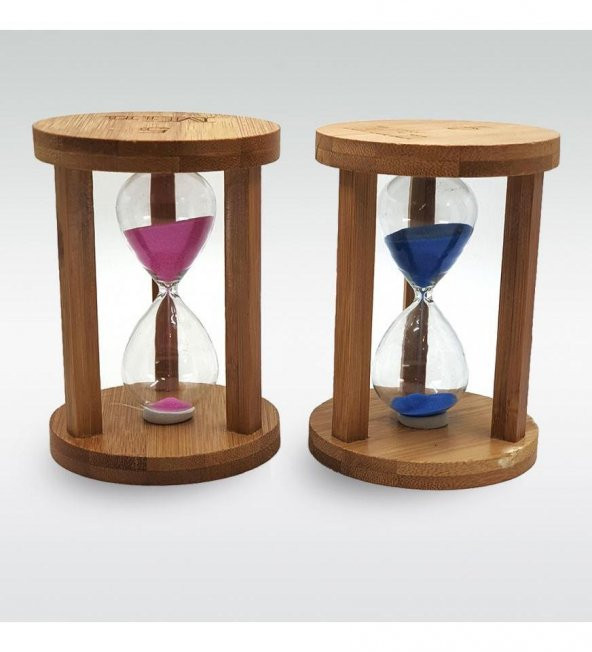 Kişiye Özel Ahşap Kum Saati 5 Dakikalık