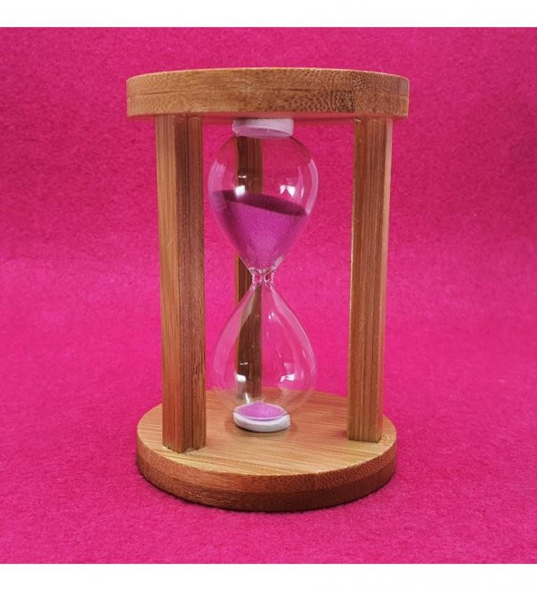 Kişiye Özel Ahşap Kum Saati 5 Dakikalık - 3