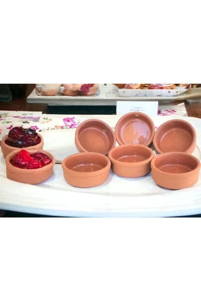 QTAHYA HOMES 6 PARÇA SÜTLAÇ ÇÖMLEK FIRIN KABI SÜTLAÇ KASE GÜVEÇ - 2