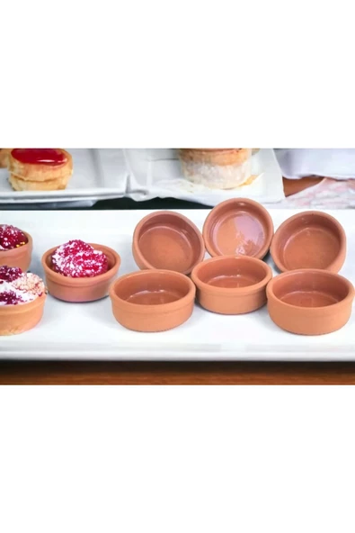 QTAHYA HOMES 6 PARÇA SÜTLAÇ ÇÖMLEK FIRIN KABI SÜTLAÇ KASE GÜVEÇ