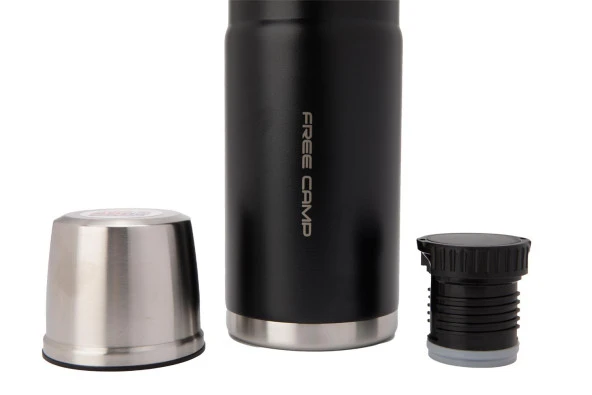 FreeCamp Nevada Termos 1 Litre-SİYAH - Resim 3