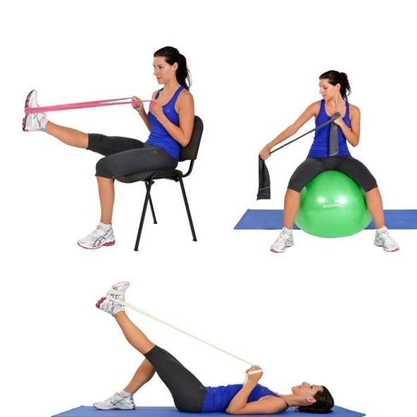 Medikaltec  3'lü Band Set 1.20 m - Resim 2