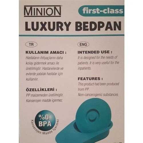 Medikaltec Minion Plastik Sürgü Hasta için Tuvalet MN 914 - Resim 2