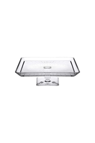 950007 Ayaklı Kare Servis Tabağı 24 Cm - 5