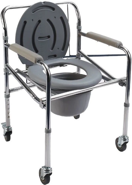 Medikaltec 771 Katlanır Komot Tekerlekli Tuvalet Arabası ürün görseli
