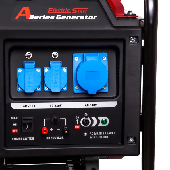 Loncin Lc8000d-a Eur5 Benzinli Marşlı Monofaze Jeneratör 6.5 Kw - Resim 2