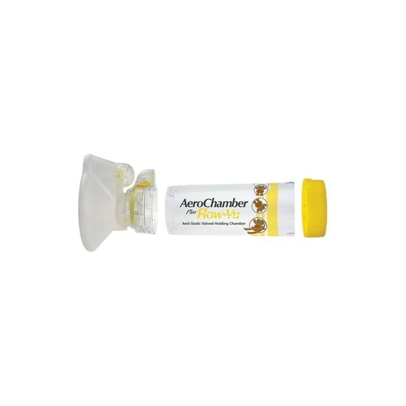 Medikaltec Aerochamber Flow-VU Sarı 1-5 Yaş Arası Ayıcıklı Model - 2