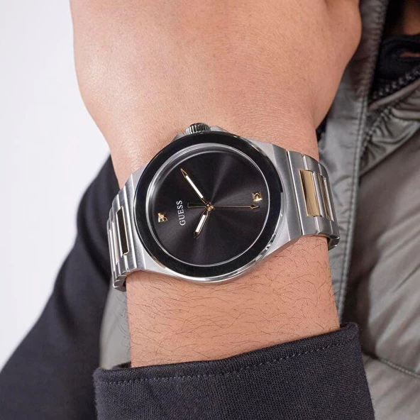 Guess GUGW0833G3 Pırlantalı Erkek Kol Saati - Resim 6