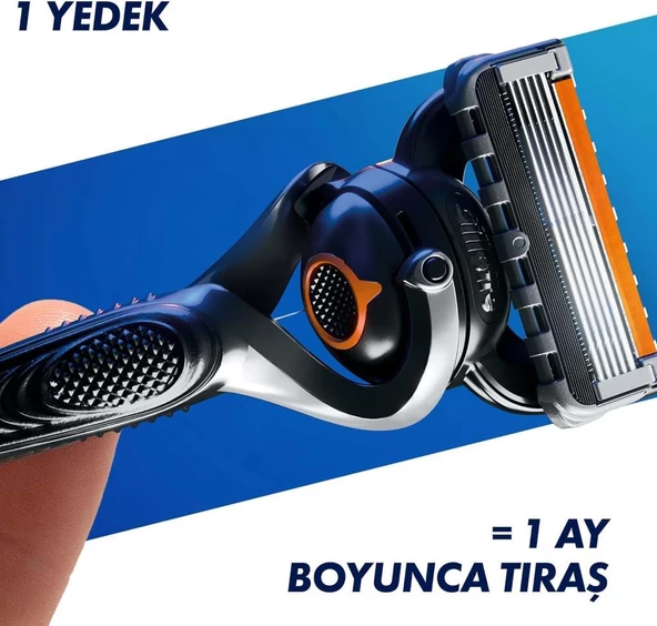 Gillette 5 Pro Glide Tıraş Makinesi+2 Adet Başlık - 5