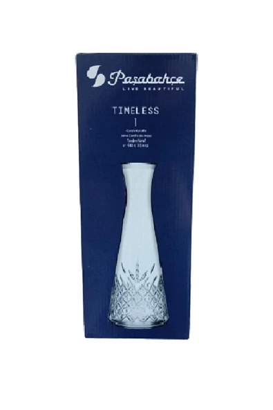 Tımeless Kapaksız Karaf Şişe Sürahi 940 Cc Limonata Süt Su Şişesi 80402 - 2