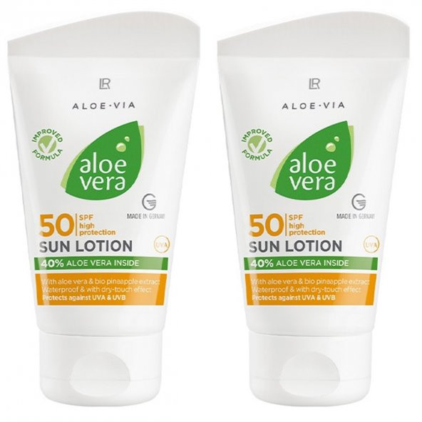 LR ALOE VIA Aloe Vera Güneş Koruyucu Losyon SPF50 2li Set