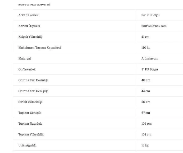 Medikaltec  P617 Banyo Tuvalet Sandalyesi - Resim 2