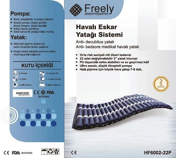 Medikaltec Boru Tipli Havalı Yatak  HF6002-22P - Resim 2