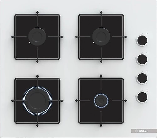 Bosch POP6C2P30O Beyaz Cam Ankastre Ocak