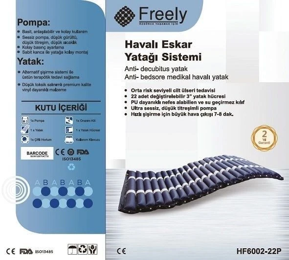 Medikaltec Boru Tipli Havalı Yatak  HF6002-22P