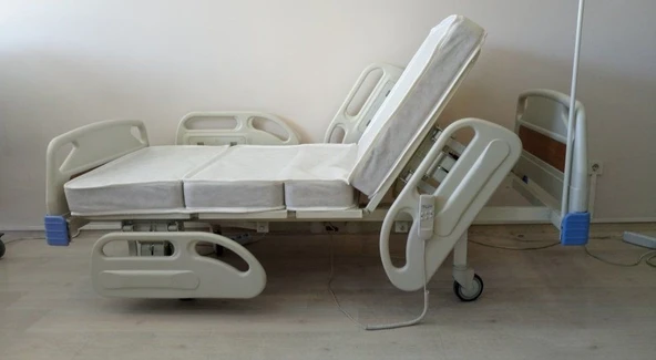 Medikaltec 2 Motorlu Full ABS Hasta Karyolası + 4 Parçalı Yatak - Resim 2