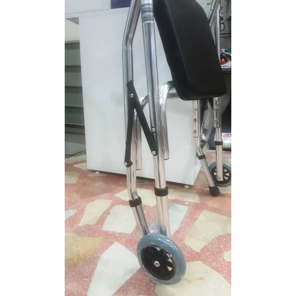 Medikaltec  Ky914L-5 Walker Tekerlekli Oturma Aparatlı Yürüteç - 3