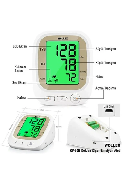 Medikaltec Aleti Koldan Ölçer Türkçe Seslendirme ürün görseli