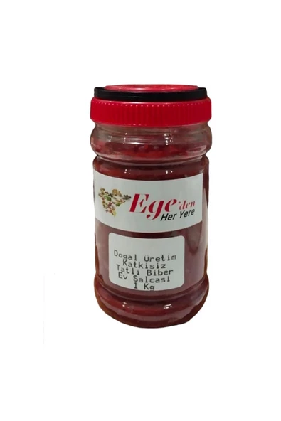 Nazilli Tatlı Biber Salçası 1 Kg. Yerli Üretim