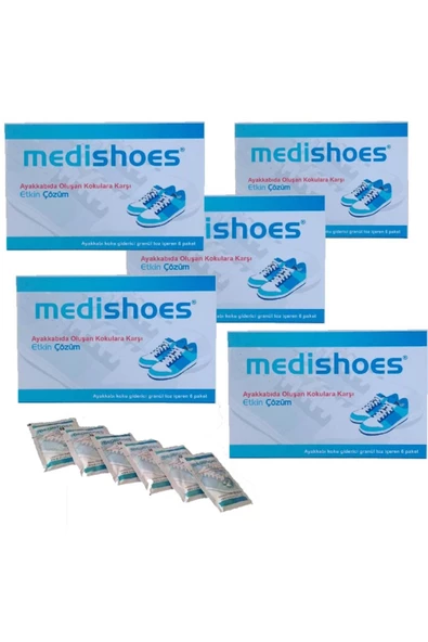 Ayakkabı Koku Giderici Granül Toz İçeren 6 Paket x 5 Adet - 2
