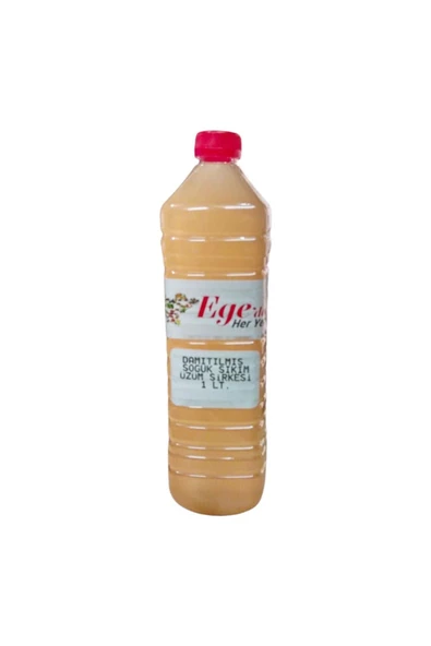 Beyaz Üzüm Sirkesi Damıtılmış Fermente Edilmiş 1 Litre