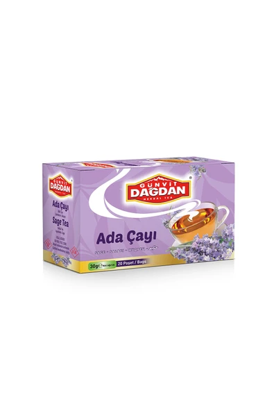 Ada Çayı 20'li Kutu Natürel Sallama Poşet Çay x 12 Adet - 2