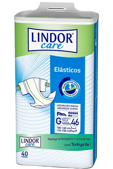 Lindor Care Hasta Bezi Aloe Vera Losyonlu 40'lı