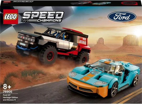 LEGO 76905 Speed Champions Ford Gt Heritage Edition And Bronco R